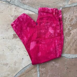 Vintage Levi’s Pink Rigid Cropped Jeans